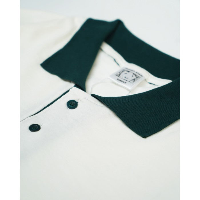 PEANUT STAIN - Old Money Classic Ivory Boxy Oversized Polo
