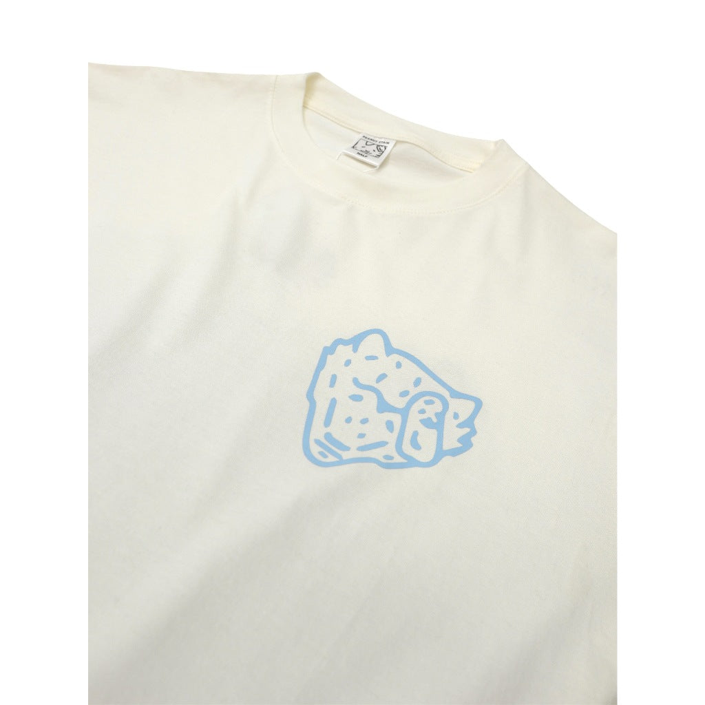 PEANUT STAIN - Not Sleeping Wolf In Sheep's Clothing Ivory Oversized Tshirt