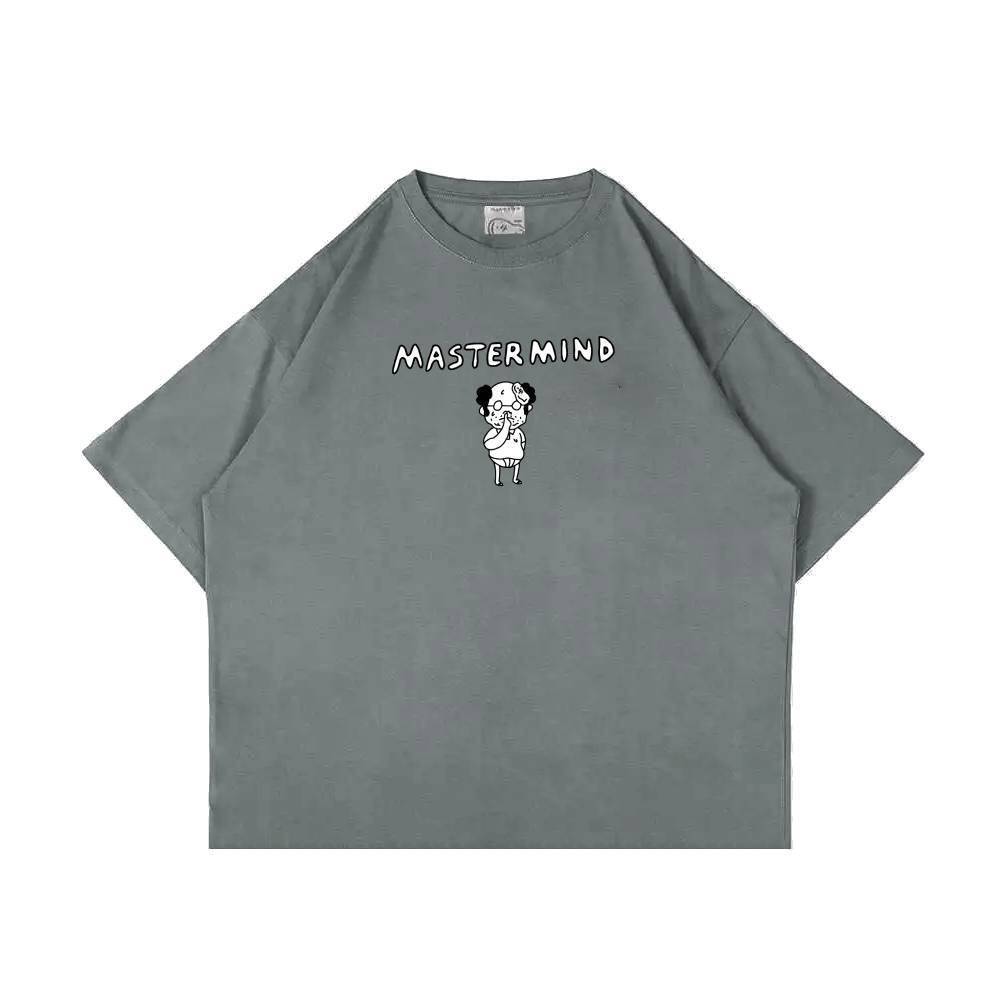 PEANUT STAIN - Fakenut Stain Mastermind Grey Boxy Oversized Tshirt