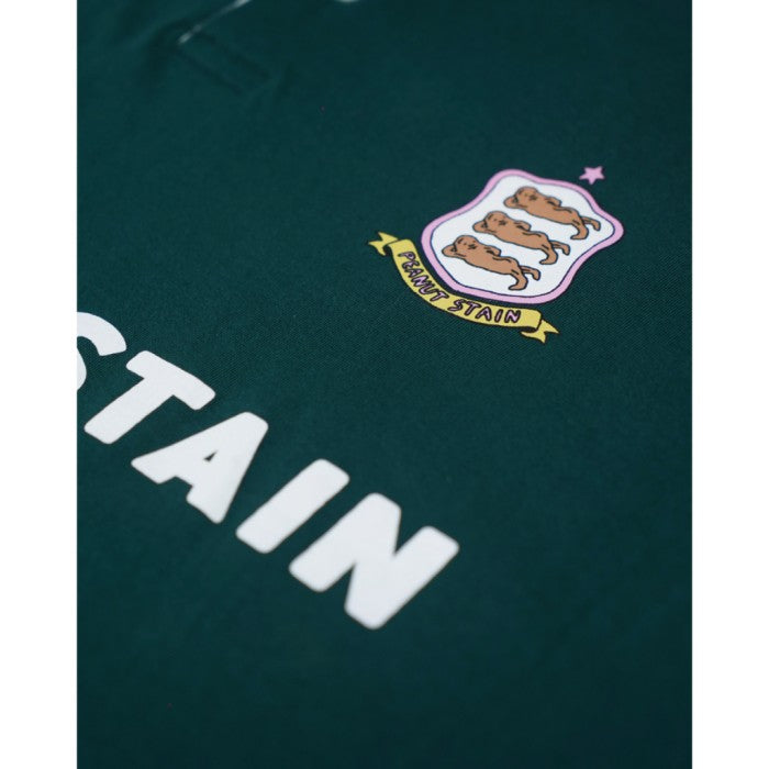 PEANUT STAIN - Old Money Classic Green Boxy Oversized Polo