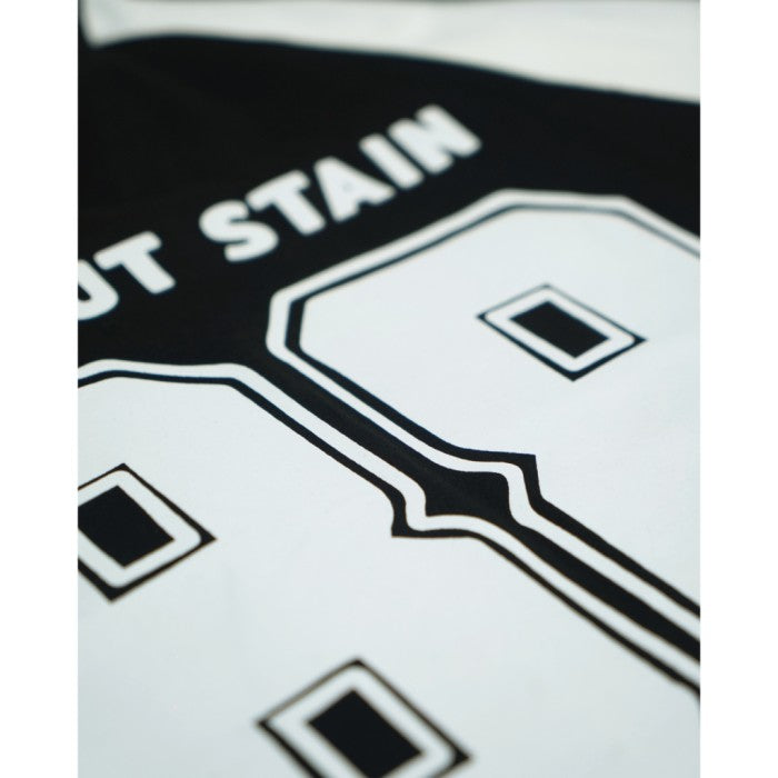 PEANUT STAIN - Old Money Eighty Eight Duo Side Black Boxy Oversized Tshirt