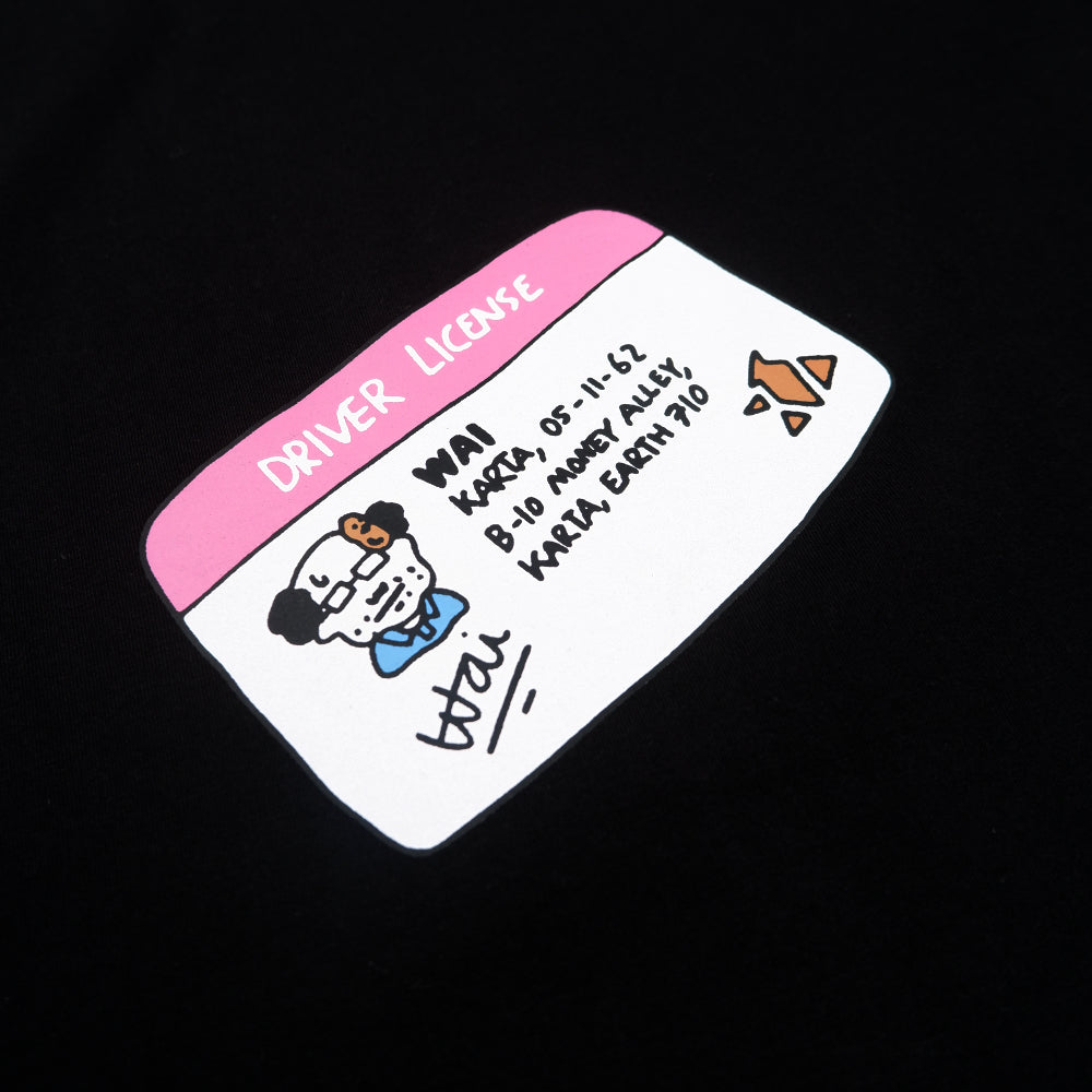 PEANUT STAIN - Sometimes Black Oversized Tshirt