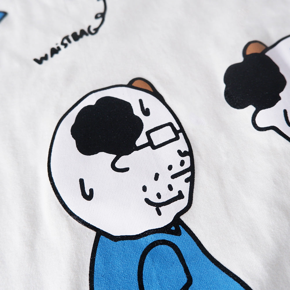 PEANUT STAIN - Uncle Wai Guideline Ivory Oversized Tshirt