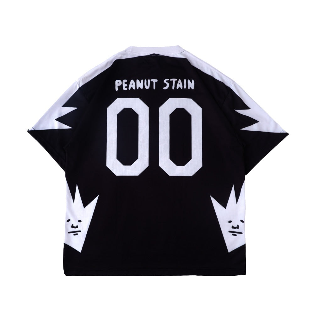 PEANUT STAIN - Meteor Double Zero Black Oversized Jersey