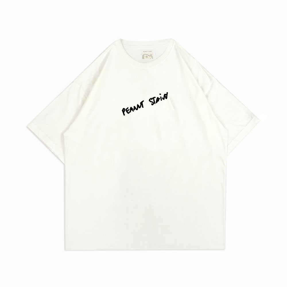 PEANUT STAIN - Exercising Ivory Oversized Tshirt