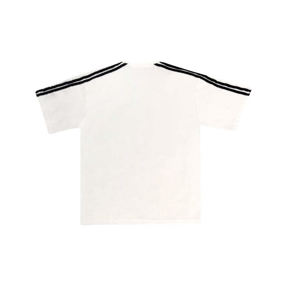 PEANUT STAIN - 4 Stripes Arm Ivory Oversized Tshirt