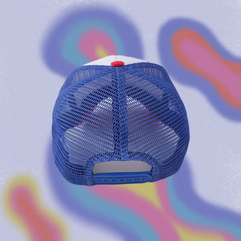 PEANUT STAIN - Everybody Wears It Red Blue Trucker Cap