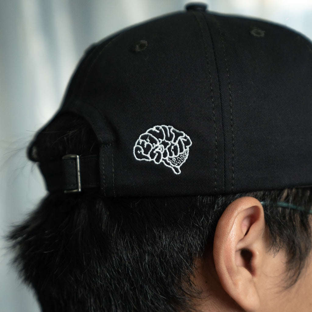 PEANUT STAIN - Internal conflict brain black baseball cap