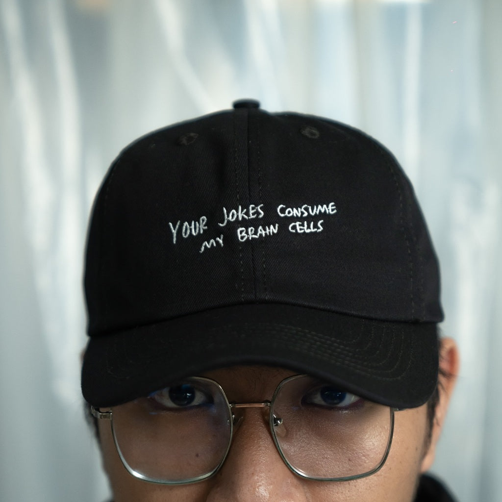 PEANUT STAIN - Internal conflict brain black baseball cap