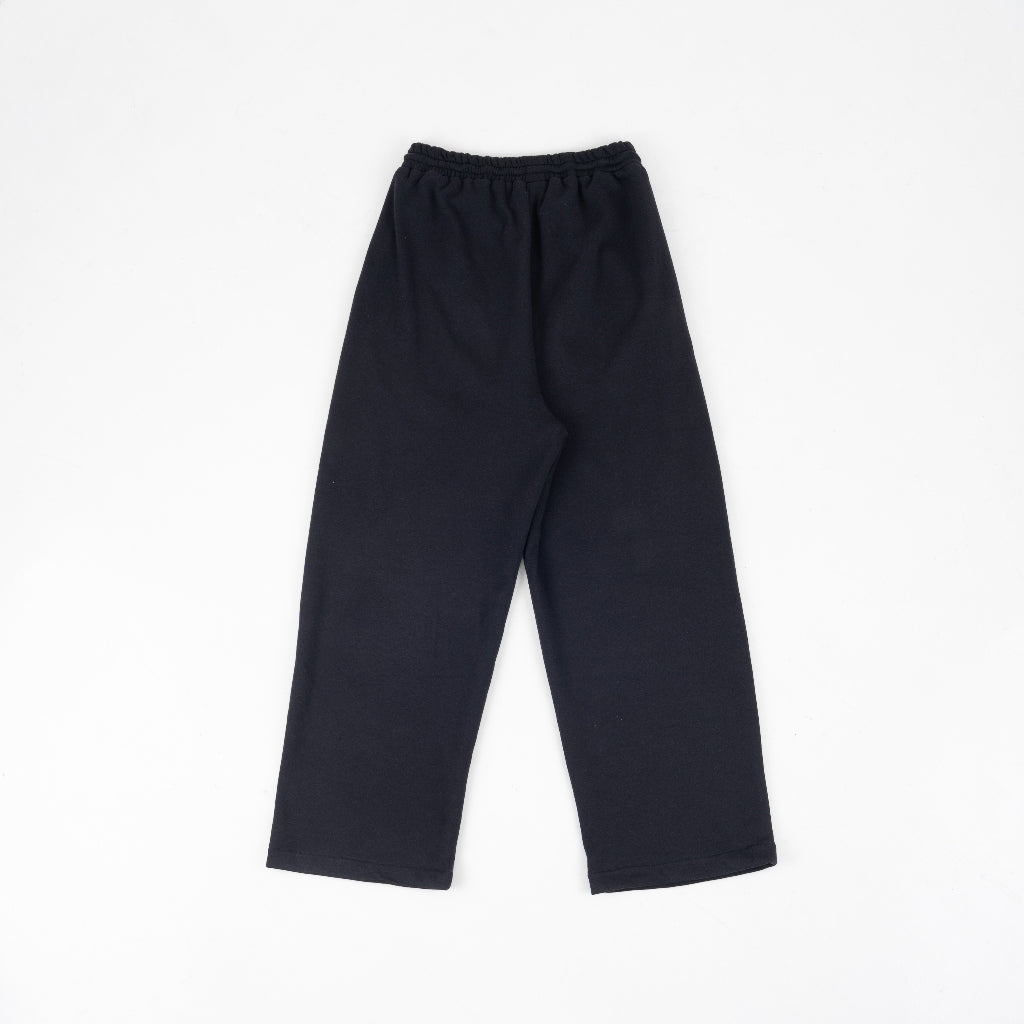 PEANUT STAIN - Internal conflict brain black oversized  pants