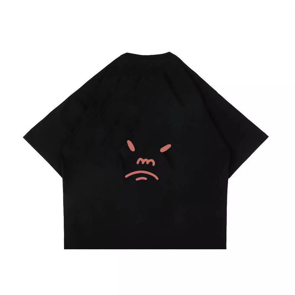 PEANUT STAIN - Fakenut Stain Fighting Black Boxy Oversized Tshirt