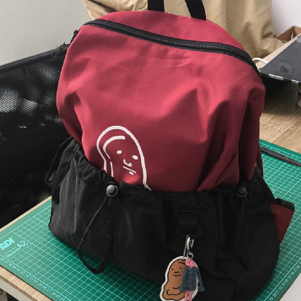 Backpack Hiding Peanut Peanut Stain | Tas Ransel | Unisex