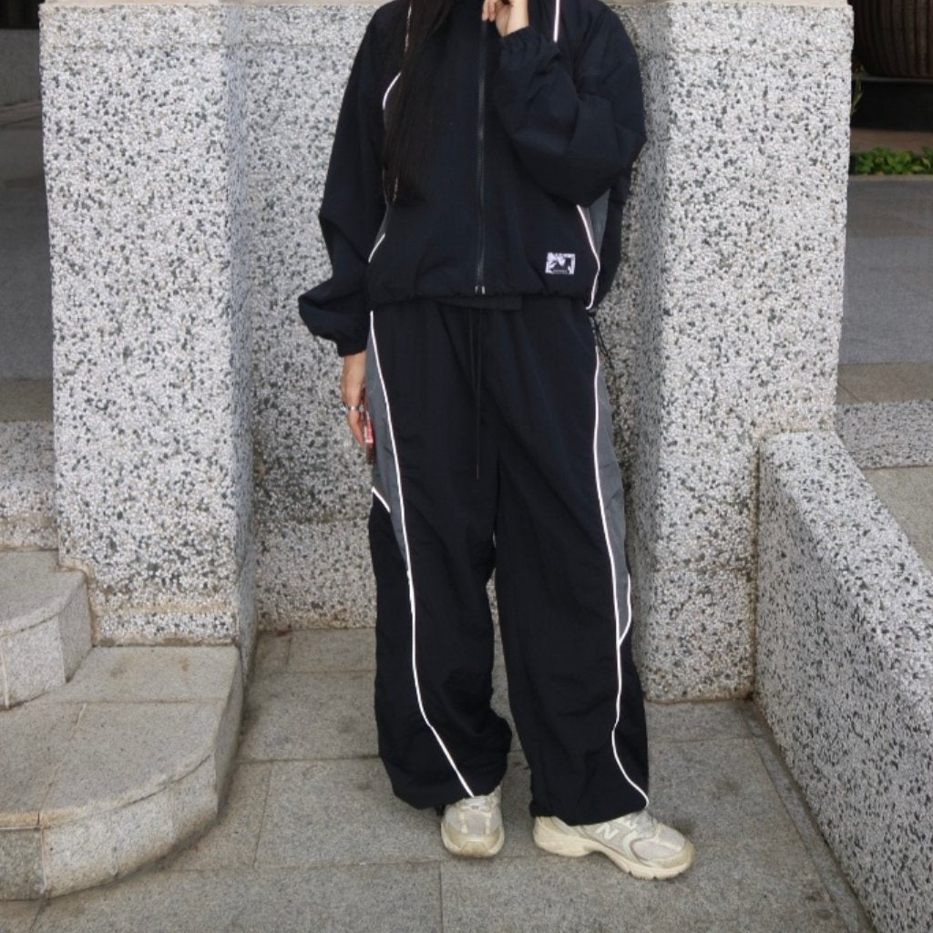 Long Pants Reflective Flash Black Outside Work Hours | Celana Panjang | Unisex