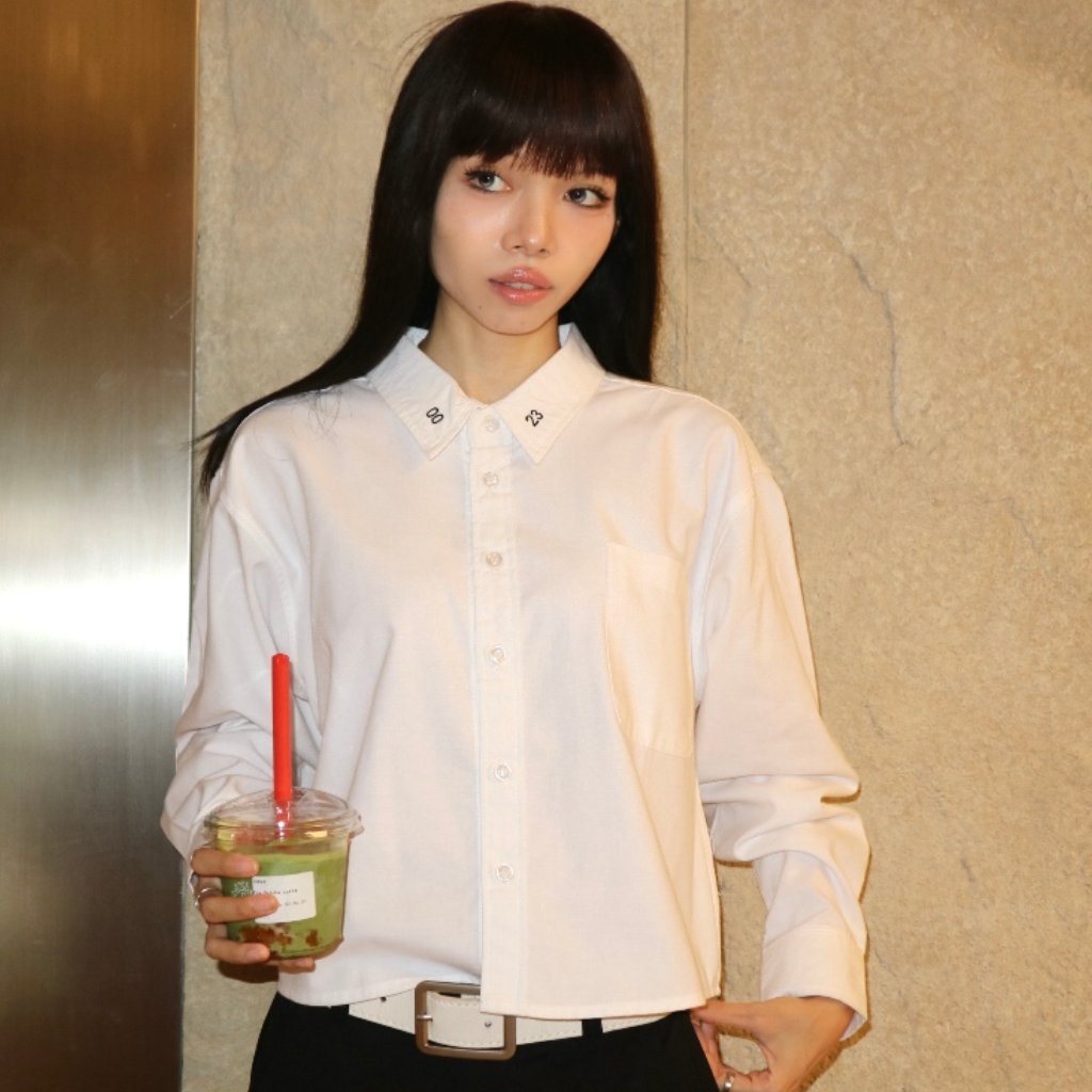 Boxy Shirt Time to Time Oxford Outside Work Hours | Kemeja | Unisex