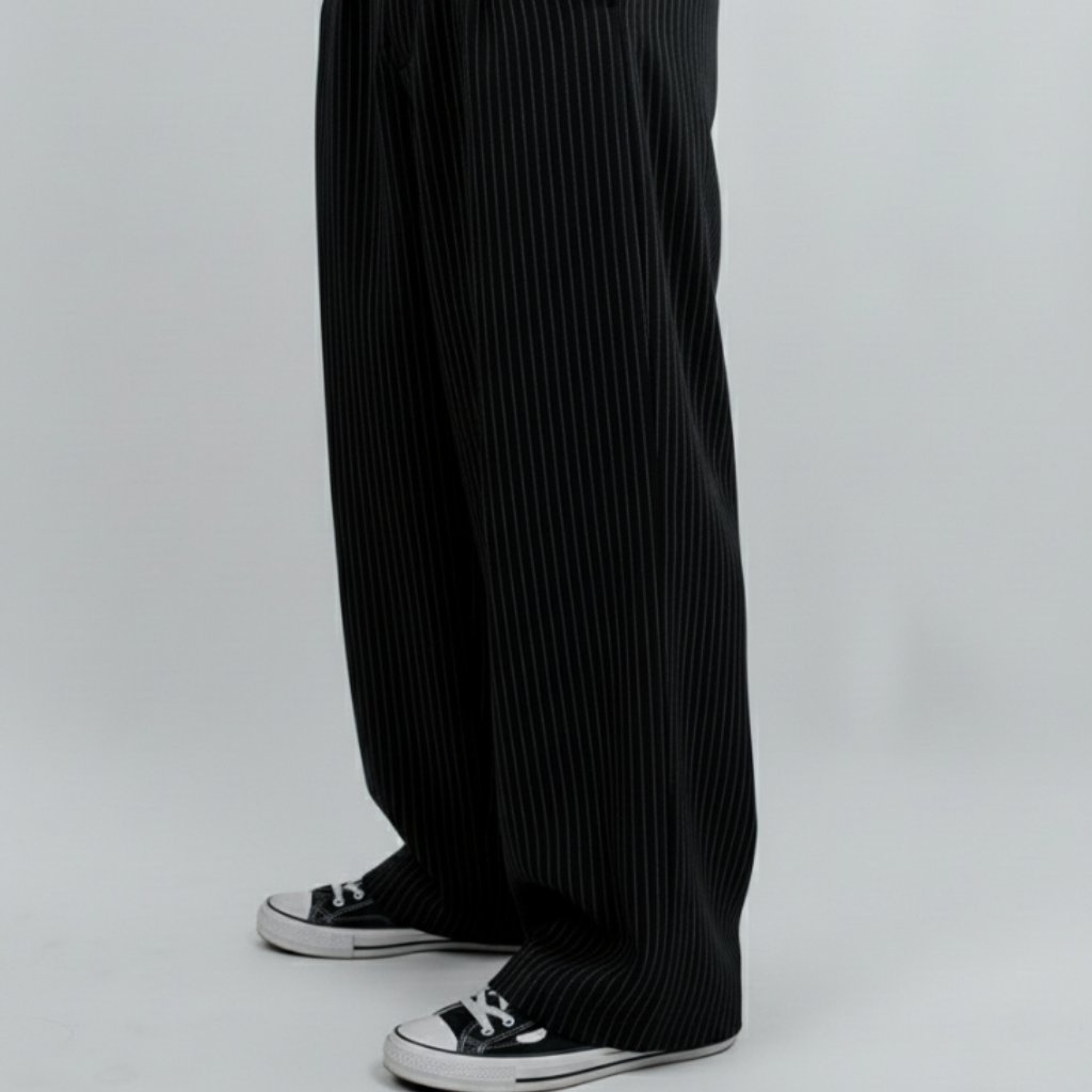 Slacks On Time Striped Outside Work Hours | Celana Panjang | Unisex
