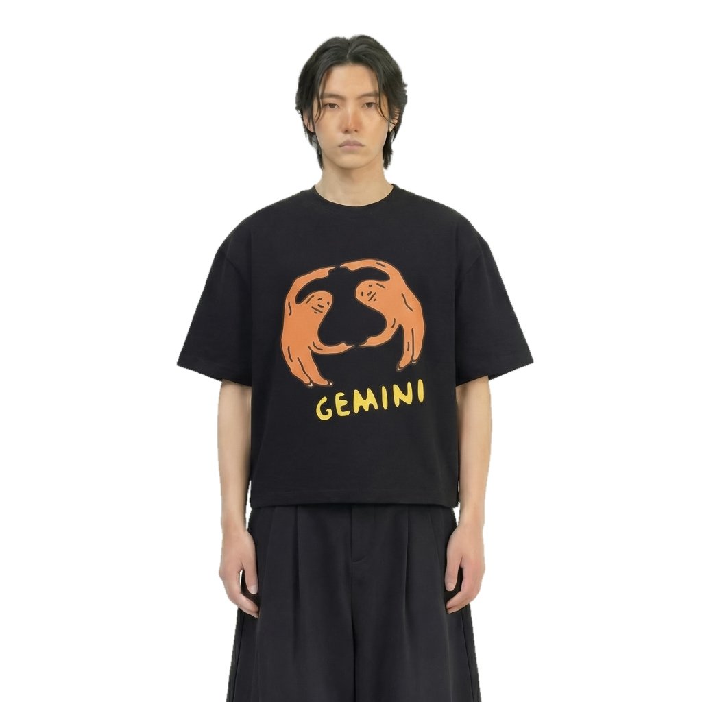Boxy Tshirt Whats Your Sign Zodiac Gemini Peanut Stain | Kaos | Unisex