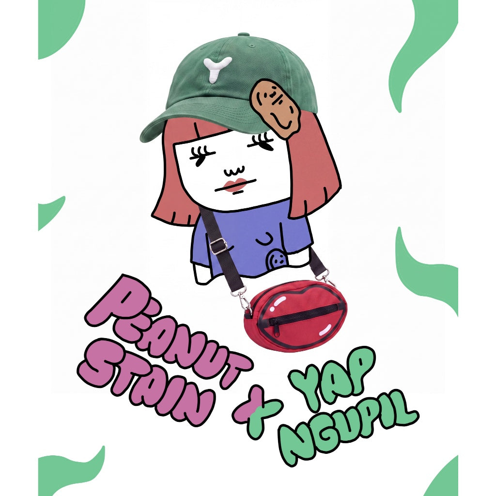 Sling Bag Lips Peanut Stain x YAPngupil | Tas Selempang | Unisex