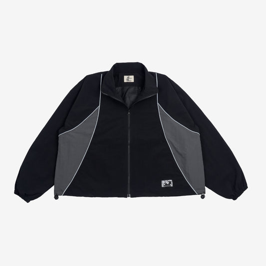 Windbreaker Jacket Reflective Flash Black Outside Work Hours | Jaket | Unisex