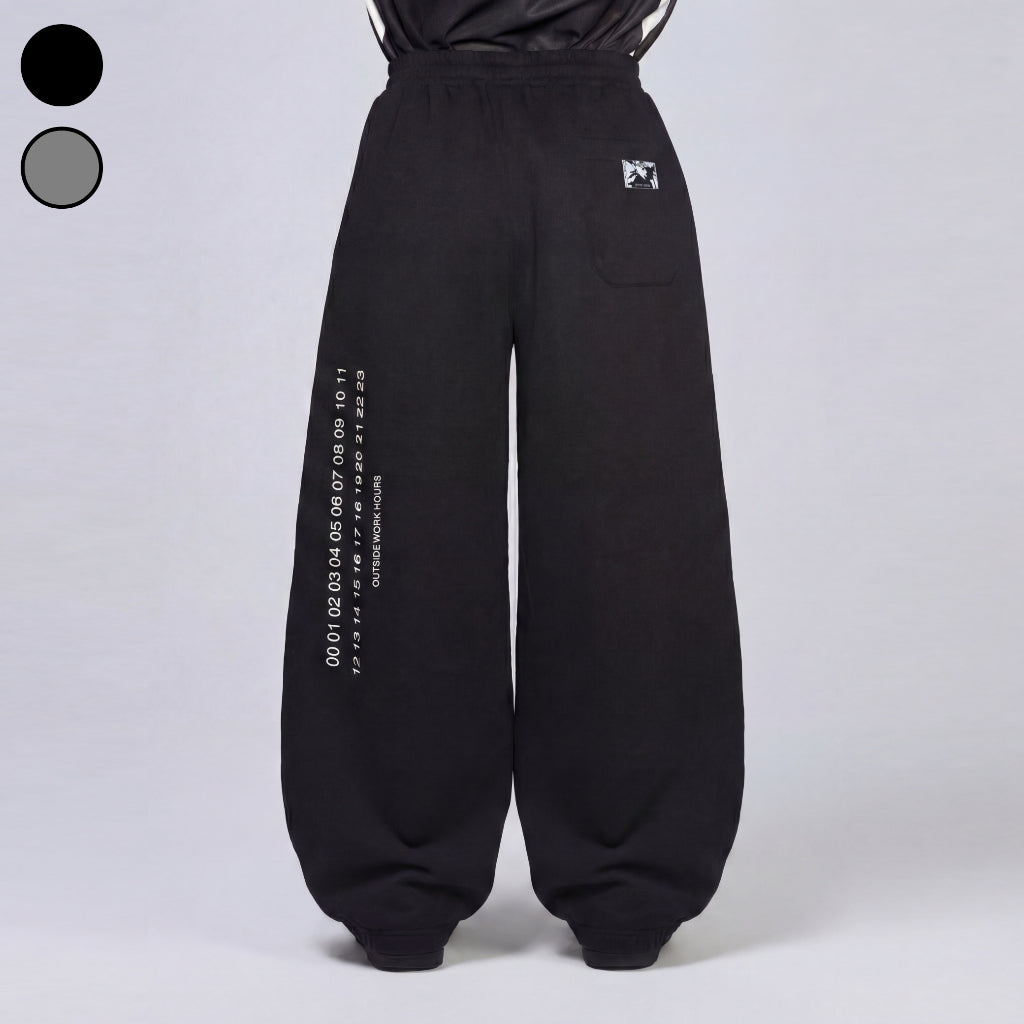Baggy Balloon Sweatpants Pump It Cozy Fleece Outside Work Hours | Celana Gombrong Balon | Unisex