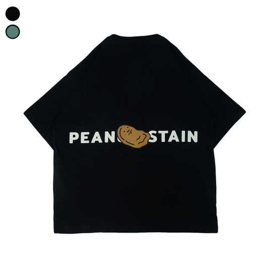 Oversized Tshirt Big Logo Black Peanut Stain | Kaos | Unisex