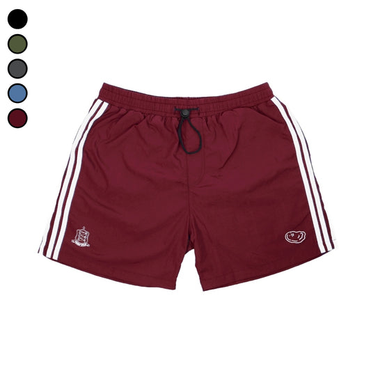 Shorts Nut Running Maroon Nylon Peanut Stain | Celana Pendek | Unisex