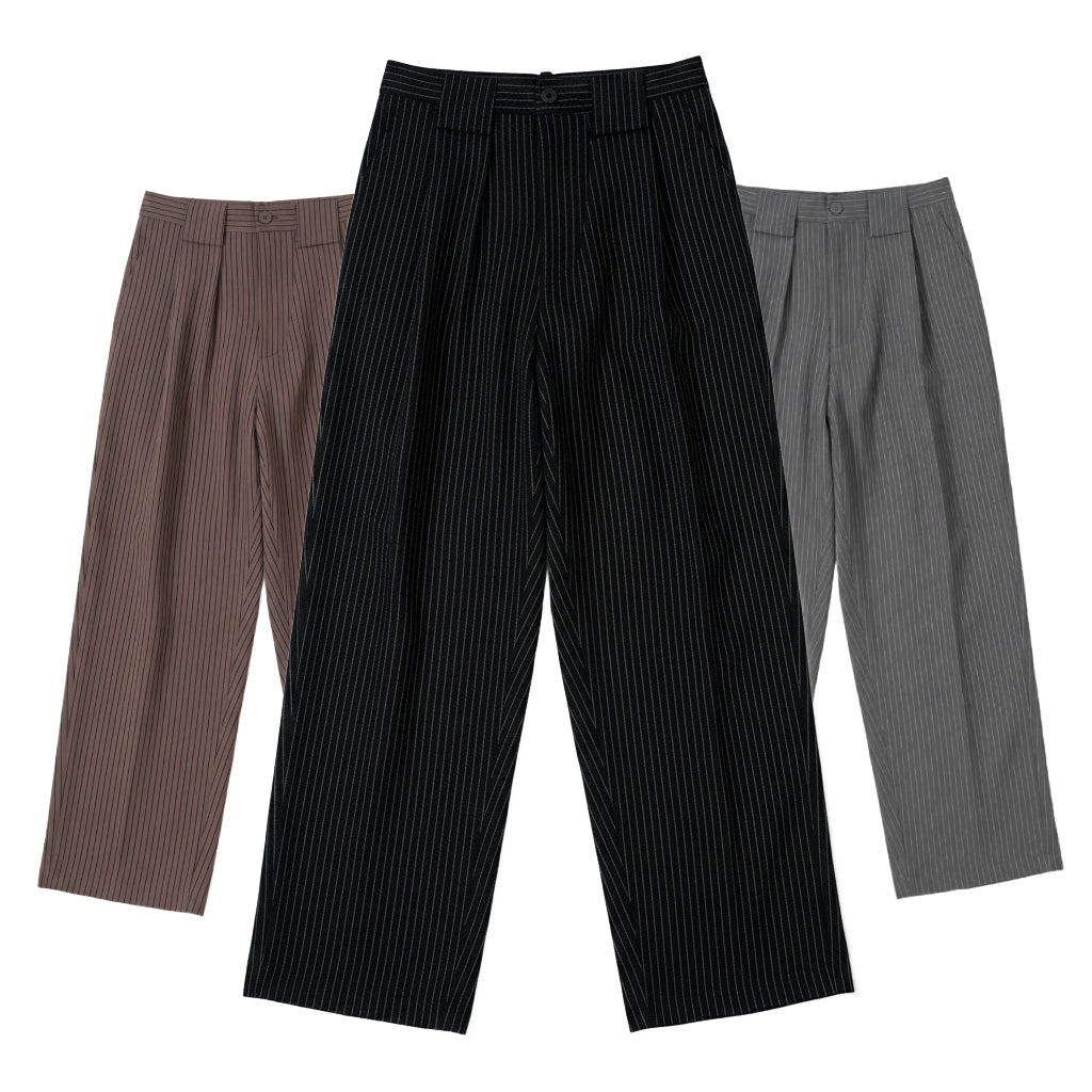 Slacks On Time Striped Outside Work Hours | Celana Panjang | Unisex