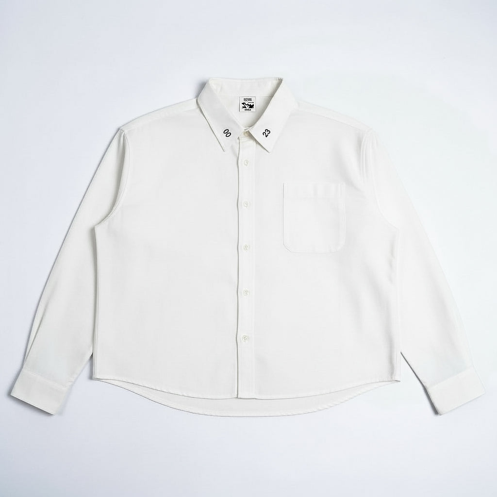 Boxy Shirt Time to Time Oxford Outside Work Hours | Kemeja | Unisex