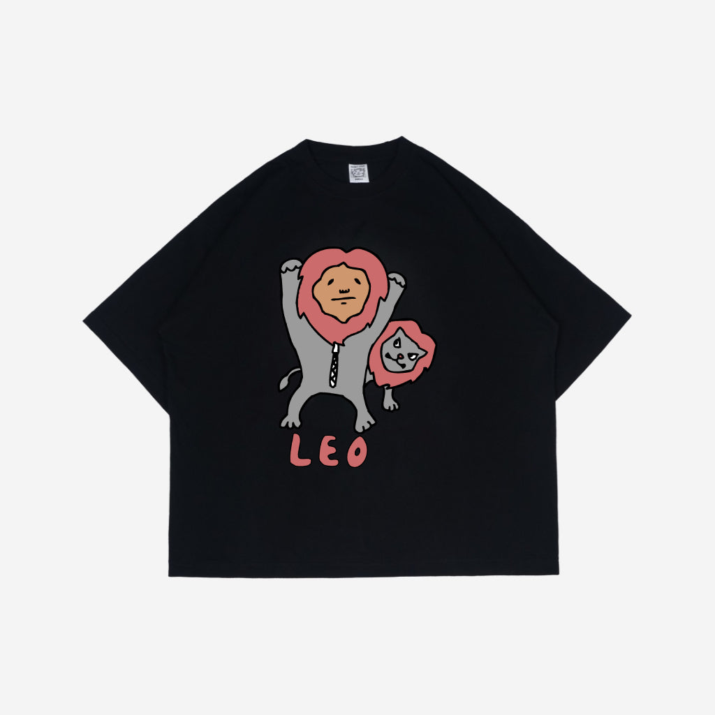 Boxy Tshirt Whats Your Sign Zodiac Leo Peanut Stain | Kaos | Unisex
