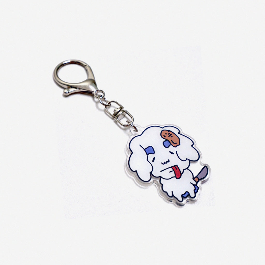 Keychain Character Peanut Stain | Gantungan Kunci | Unisex