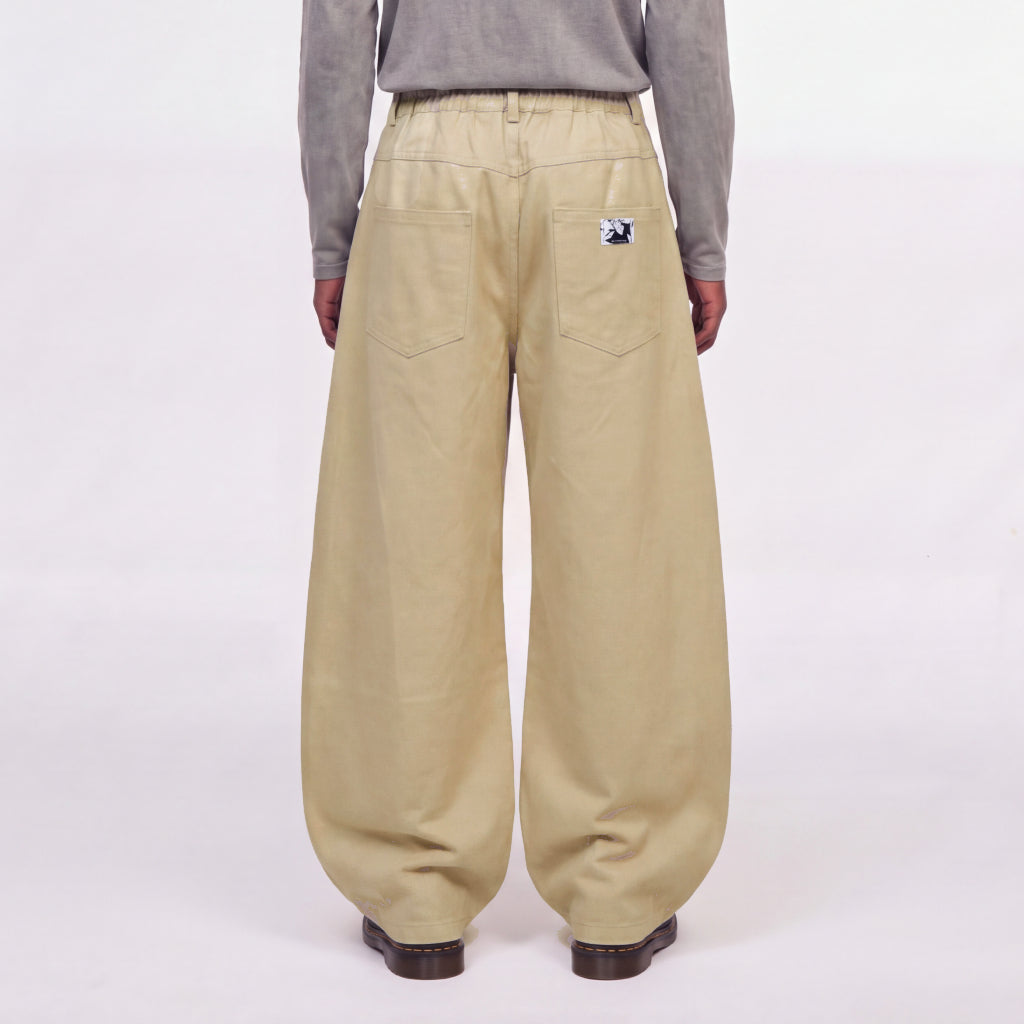 Curved Baggy Pants Nineteenth Century Outside Work Hours | Celana Gombrong Melengkung | Unisex