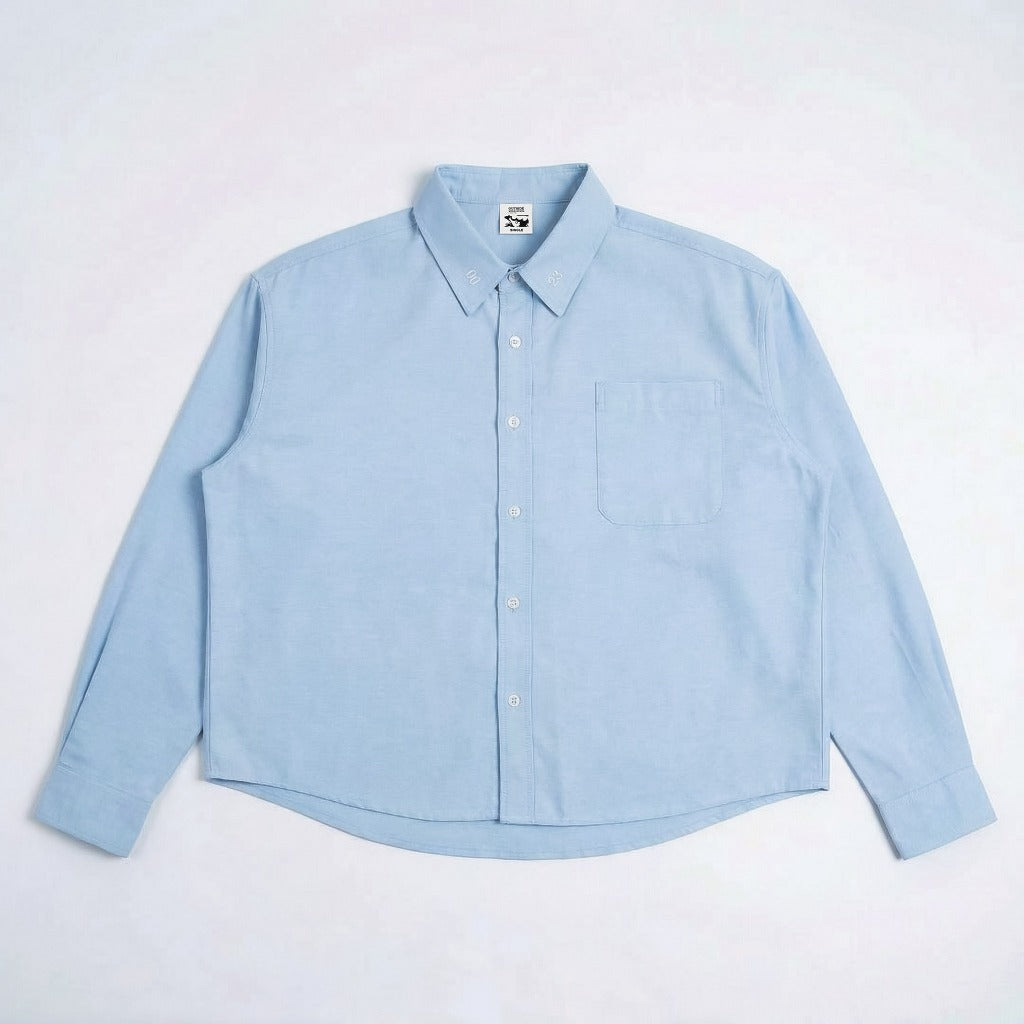 Boxy Shirt Time to Time Oxford Outside Work Hours | Kemeja | Unisex