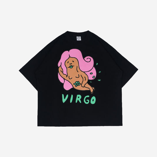 Boxy Tshirt Whats Your Sign Zodiac Virgo Peanut Stain | Kaos | Unisex