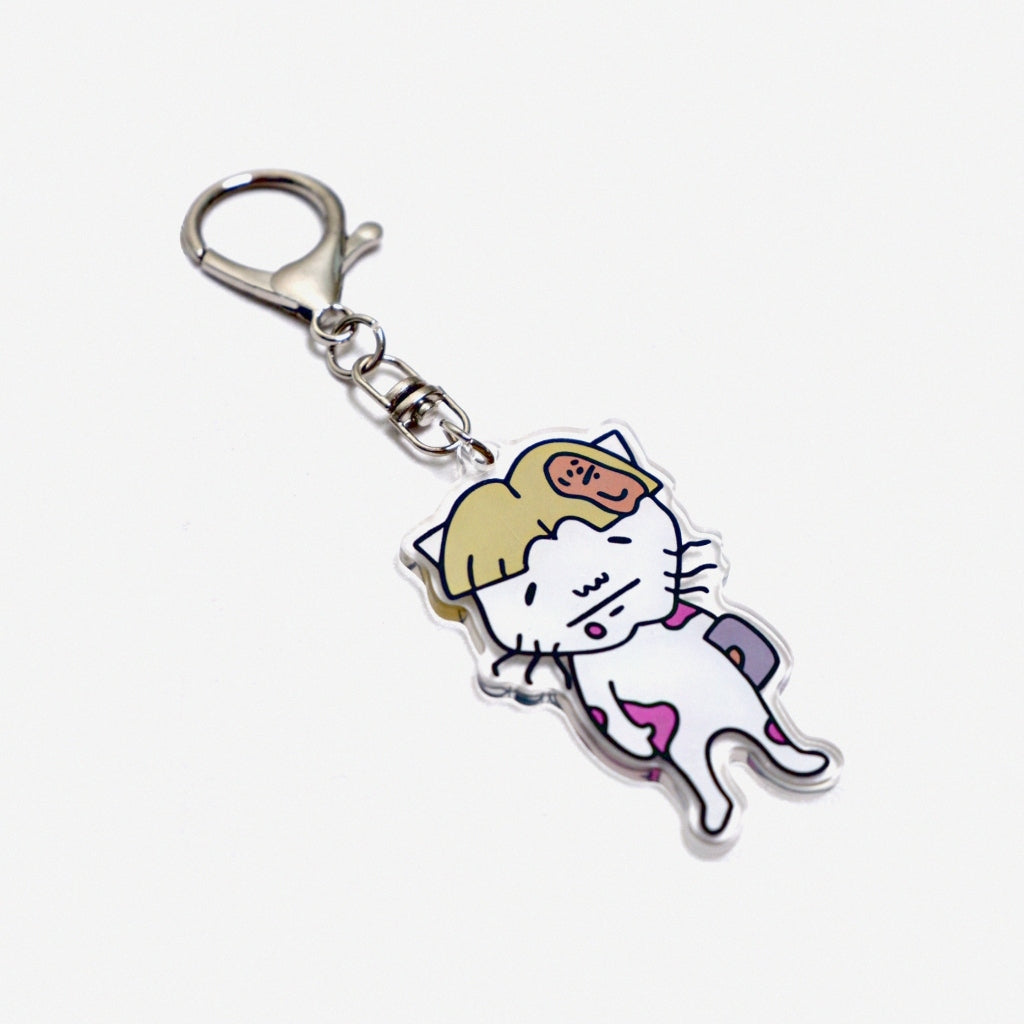 Keychain Character Peanut Stain | Gantungan Kunci | Unisex