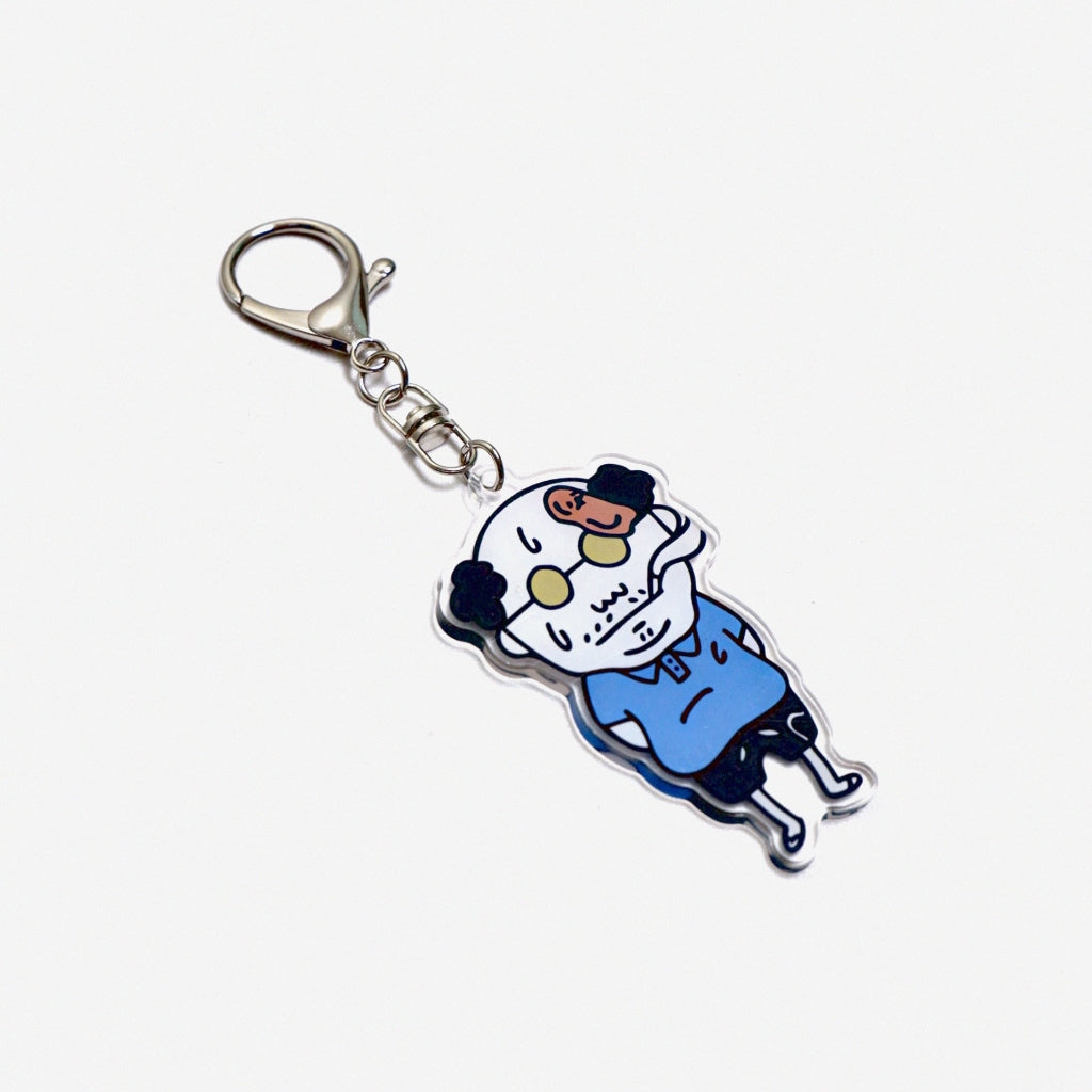 Keychain Character Peanut Stain | Gantungan Kunci | Unisex