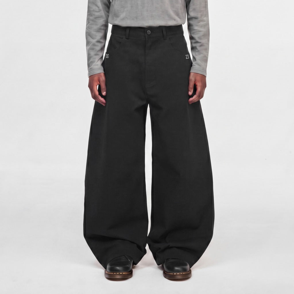 Curved Baggy Pants Nineteenth Century Outside Work Hours | Celana Gombrong Melengkung | Unisex