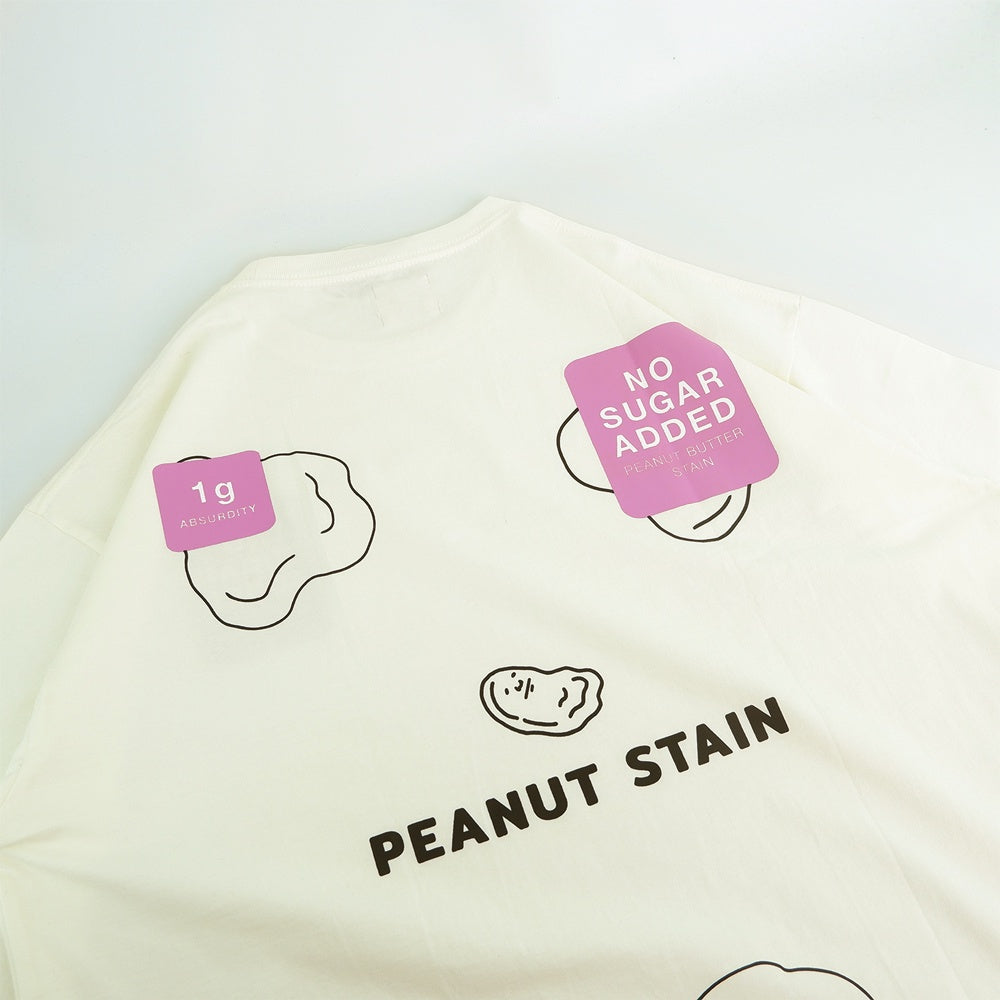 PEANUT STAIN - Packaging Ivory Oversized Tshirt