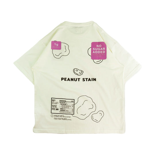 PEANUT STAIN - Packaging Ivory Oversized Tshirt